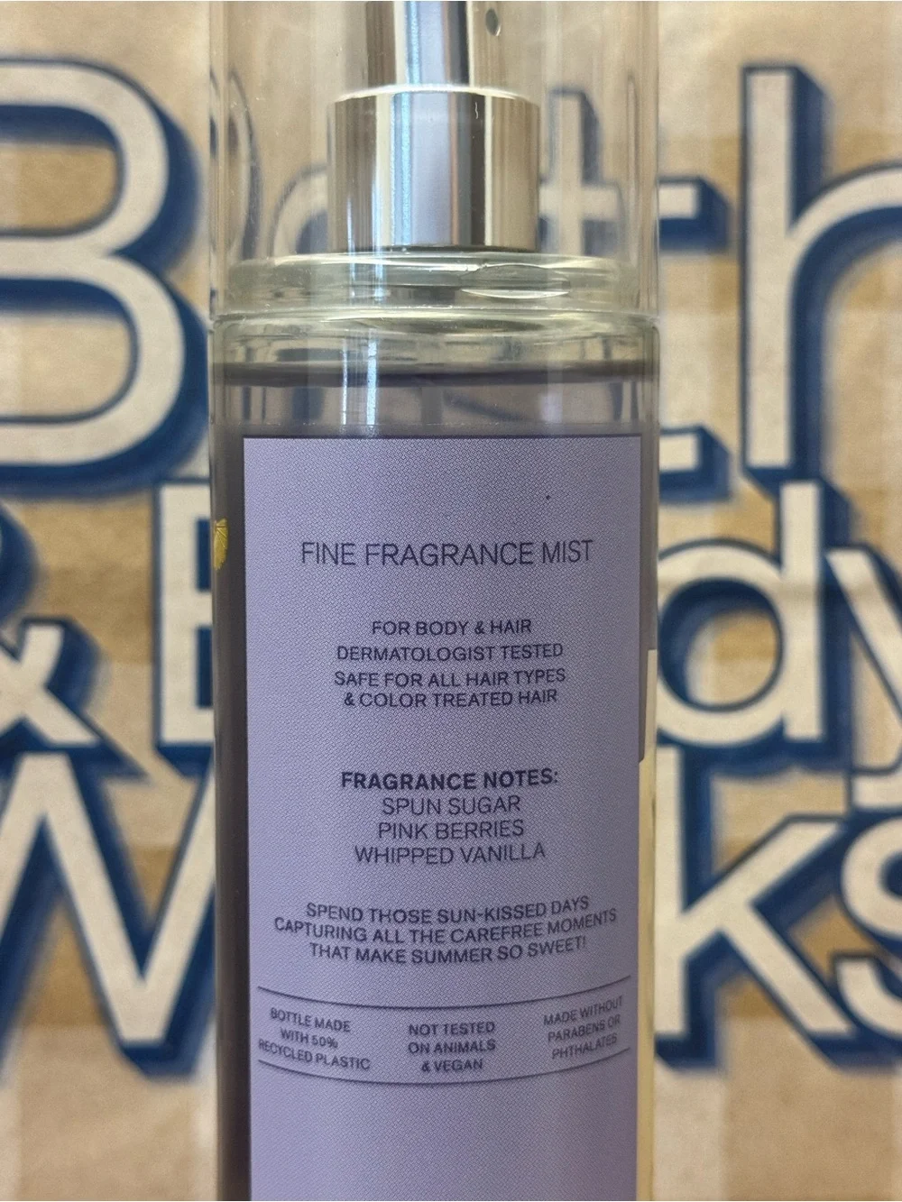 NEW B&BW Cotton Candy Clouds Fragrance for body & hair